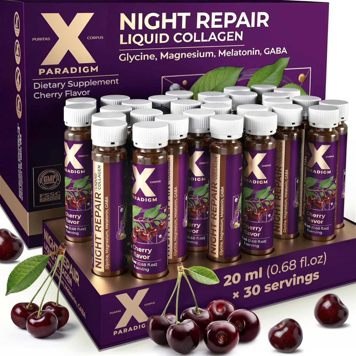 Night Repair Liquid Collagen - Overnight Beauty, Recovery & Rest