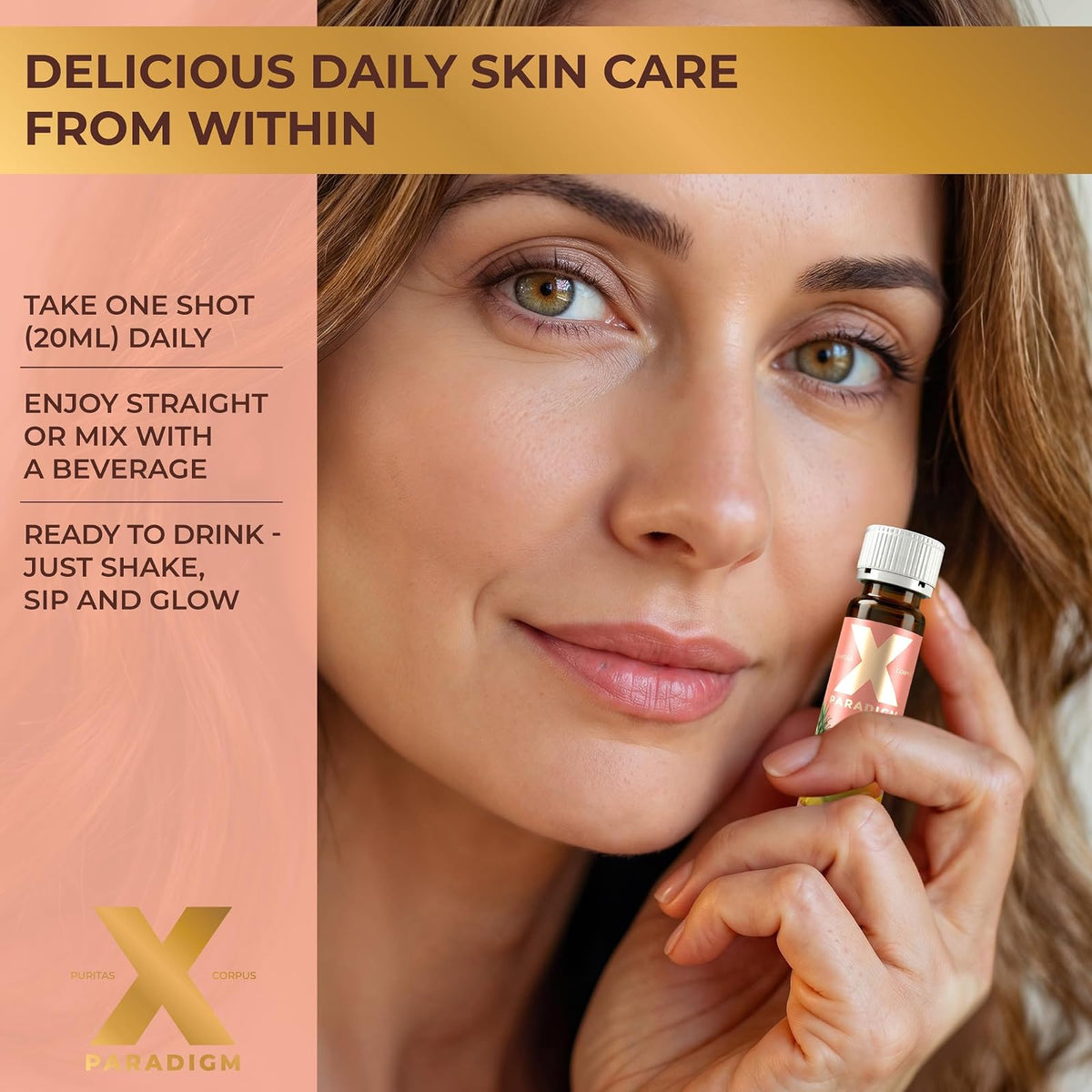 Skin Pro Liquid Collagen - Advanced Beauty Formula for Skin Hydration, Firmness & Youthful Glow