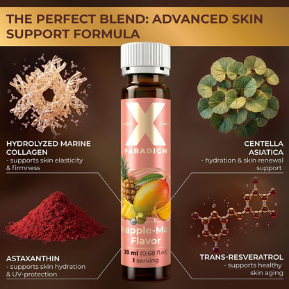 Skin Pro Liquid Collagen - Advanced Beauty Formula for Skin Hydration, Firmness & Youthful Glow