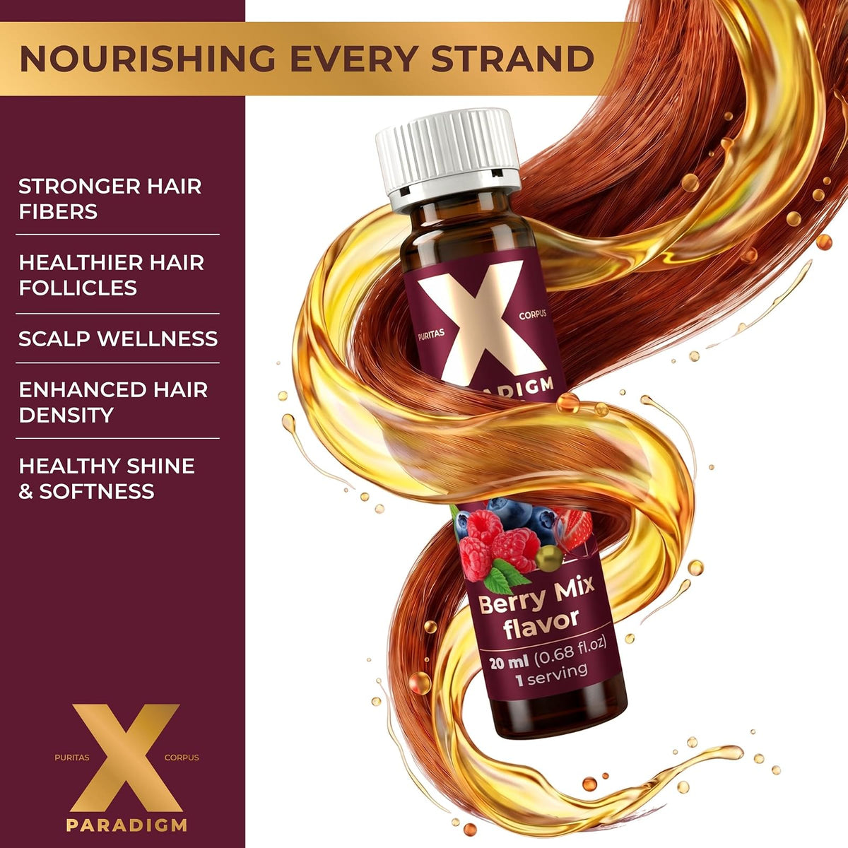 Hair Pro Liquid Collagen - Advanced Hair Growth, Strength & Scalp Support Formula