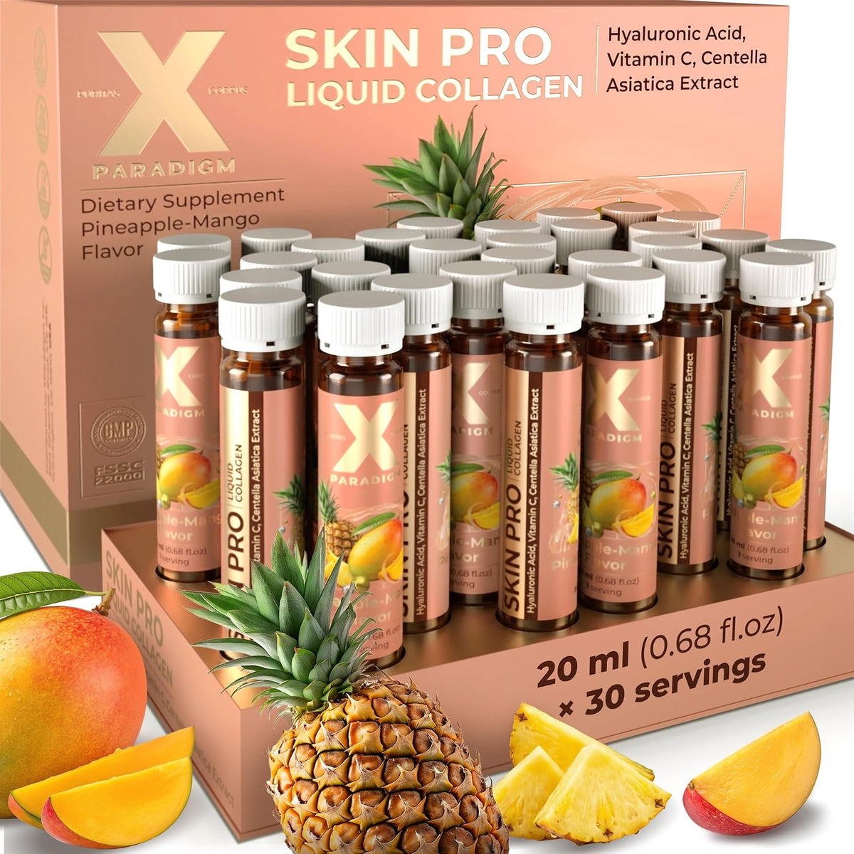 Skin Pro Liquid Collagen - Advanced Beauty Formula for Skin Hydration, Firmness & Youthful Glow