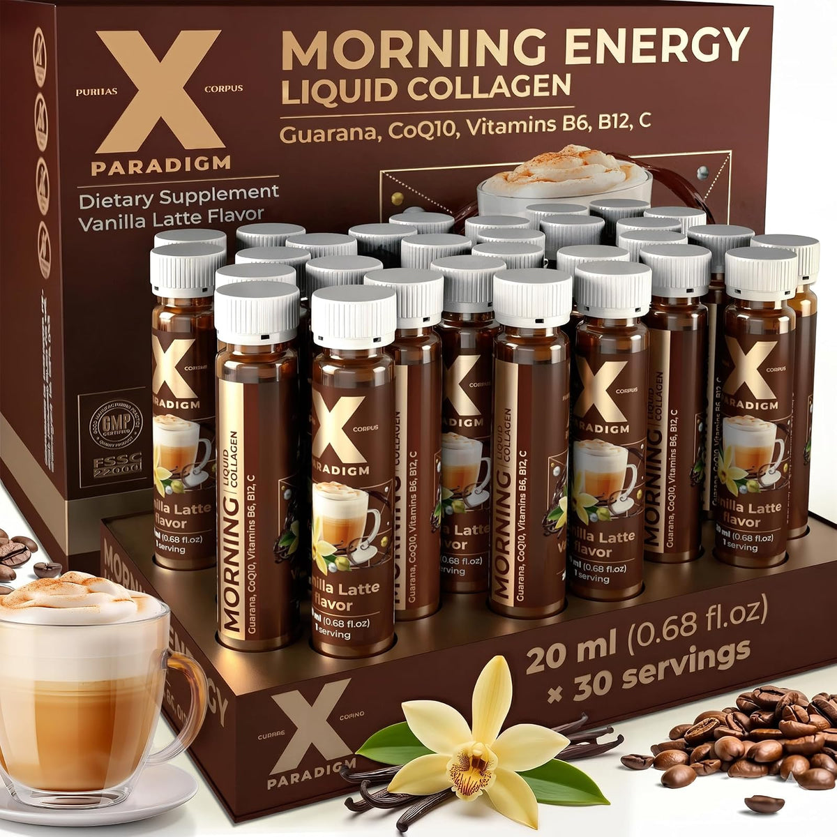 Morning Energy Liquid Collagen - Daily Energy, Focus & Beauty in One
