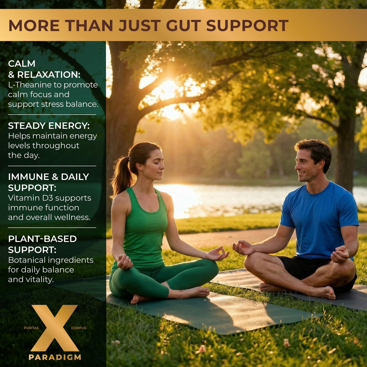 GLP-1 Wellness Capsules for Calm Cravings, Gut Balance & Steady Energy - Synbiotic Formula
